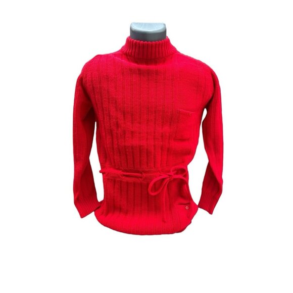 Vintage Original Jane Hunter Cable Rib Mock Neck Sweater Size Medium - Picture 2 of 9